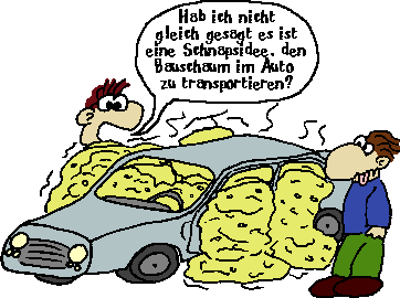 Bauschaumtransportwagen