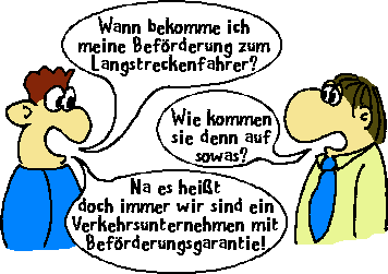 Schneller Aufstieg im Verkehrsunternehmen mit Befrderungsgarantie