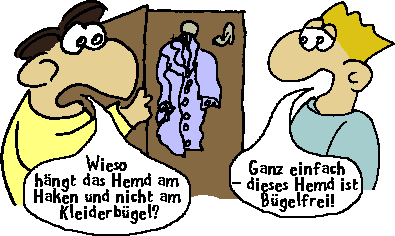 Kleiderbgelfreies Hemd