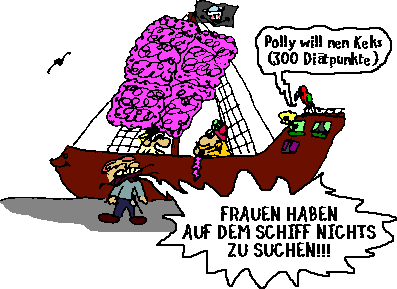 Haben auf dem Schiff nichts zu suchen