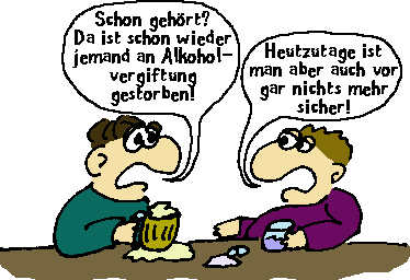 Entsetzlicher Terrorismus: Schon wieder eine Person an Alkoholvergiftung gestorben!