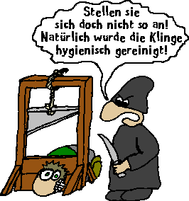 hygienisch sauberes Hackbeil