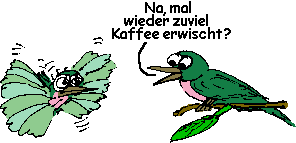 zuviel Kaffee