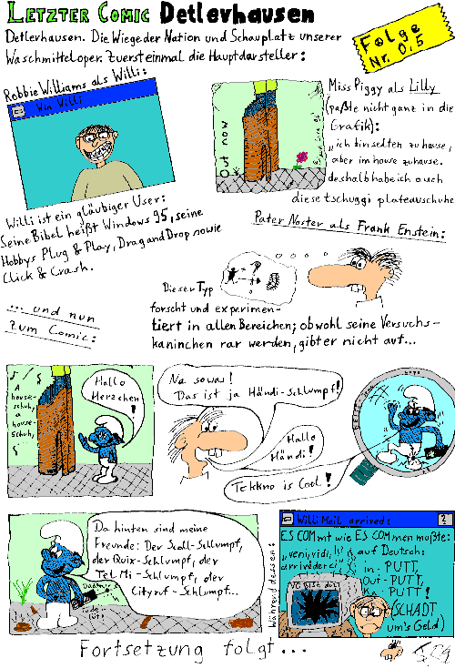 Letzter Comic Detlevhausen