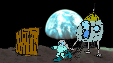 Loo on the moon