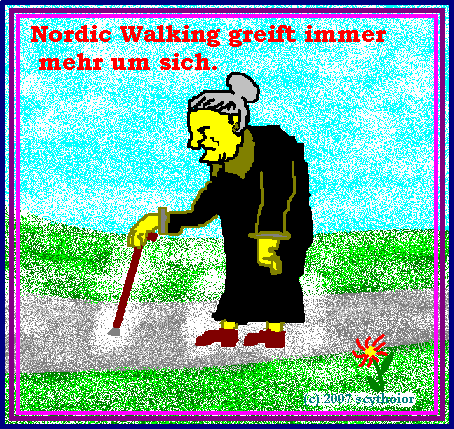 Nordic Walking oder Gehstock?