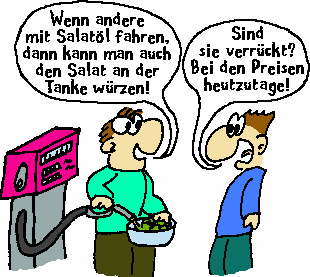 Salatl von der Tankstelle