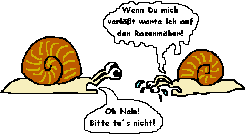 Warten auf den Rasenmher