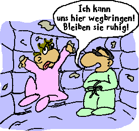 Ich kann uns hier rausholen! Bleiben sie ruhig!