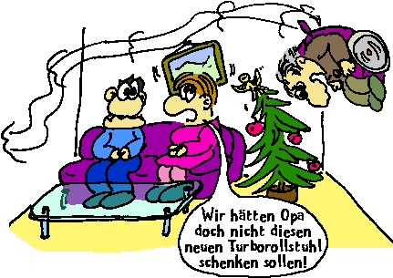 Rennopa mit nagelneuem Turborollstuhl