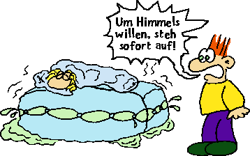 prallvolle Schlafgelegenheit